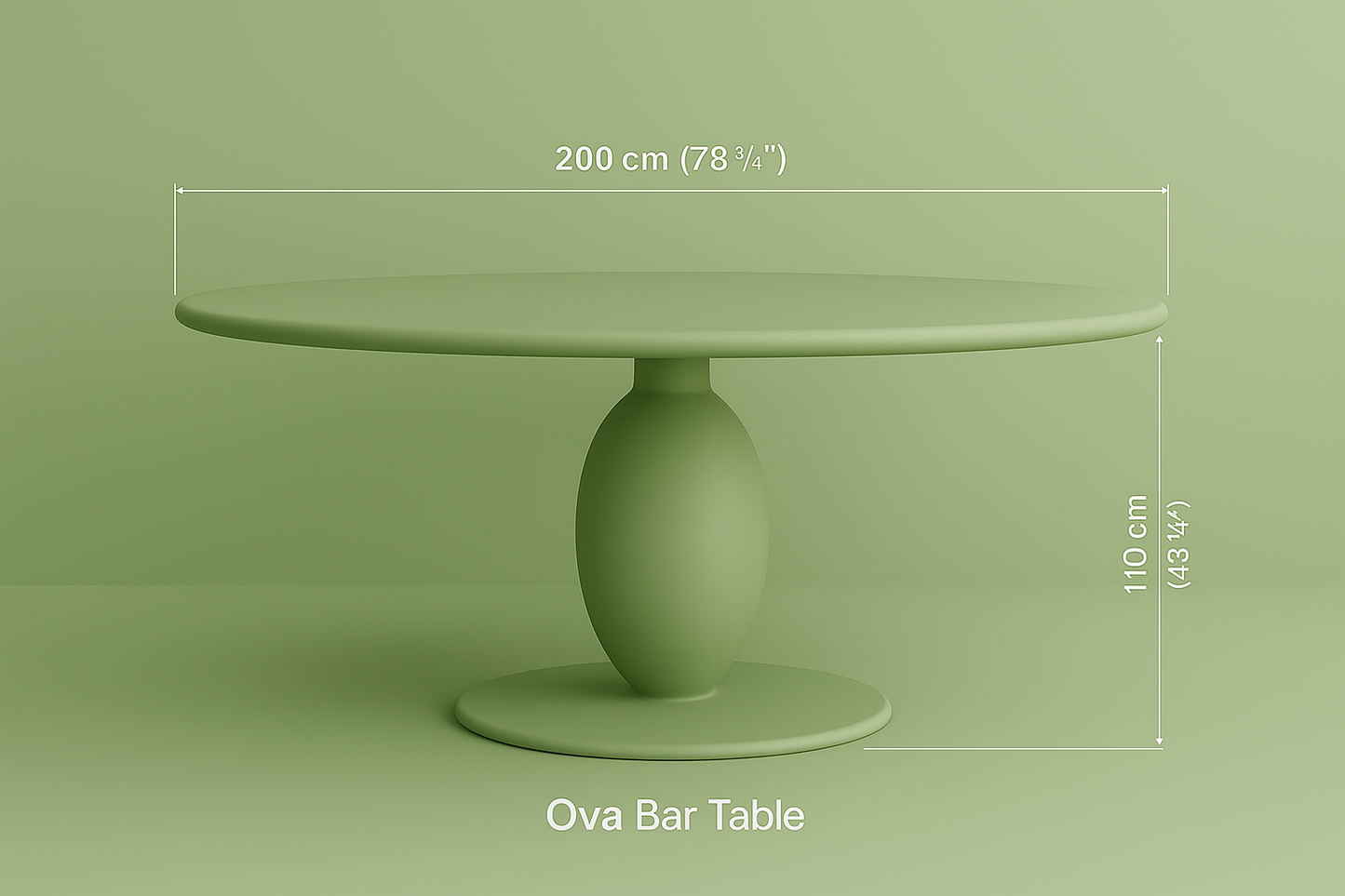 Ova dining table