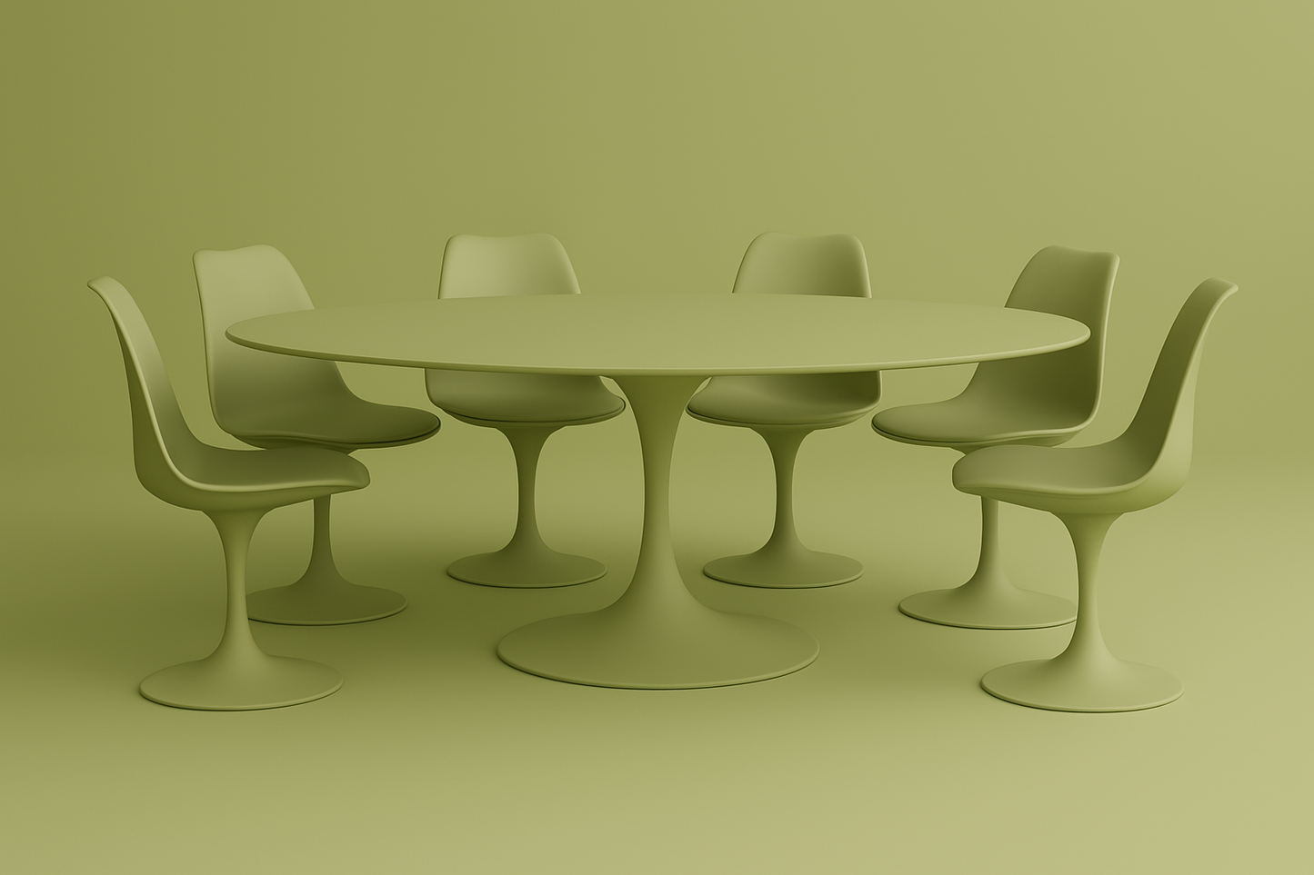 Tulip Oval table