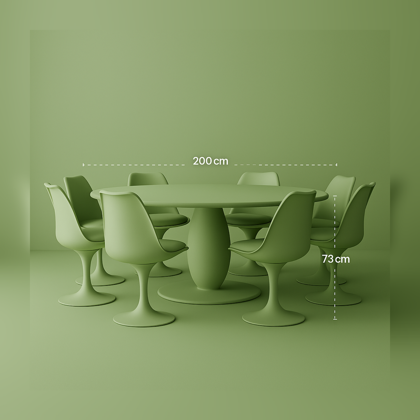 Ova dining table